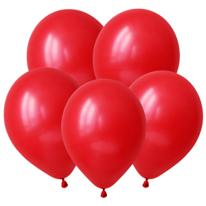 Воздушные шары 100 шт 10"(25 см) Красный ТМ DECOBAL