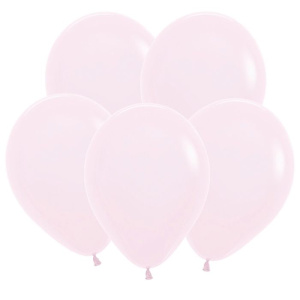 Воздушные шары 100 шт 12"(30 см) нежно -розовый макаронс ТМ Sempertex