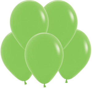 Воздушные шары 100 шт 5"(13 см) светло зеленый ТМ Sempertex