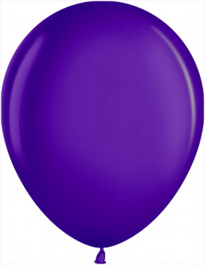 Воздушные шары 100 шт 5"(13 см) Фиолетовый металлик Малайзия