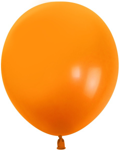 Воздушные шары 100 шт 10"(25 см) Оранжевый (S9), пастель, 100 шт.
