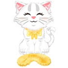 1208-0888 К ФИГУРА AIR Кошка белая