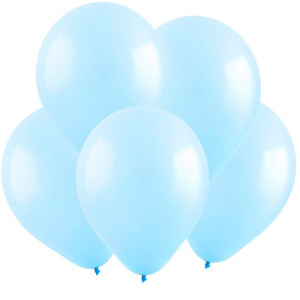 Воздушные шары 100 шт 12"(30 см) светло-голубой Турция