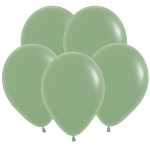 Воздушные шары 100 шт 12"(30 см) Эвкалипт ТМ DECOBAL