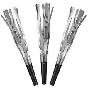 Карнавальные гудки, Шумчики, Серебро, Металлик, 16 см, 6 шт. в упак. , 6234069