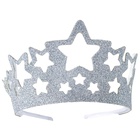 1501-6255 Ободок Корона Звезды серебро блеск
