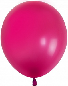 Воздушные шары 100 шт 12"(30 см) Малиновый (S12), пастель, 100 шт.