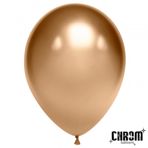 Воздушные шары 5"(13 см) золото, хорм 50 шт