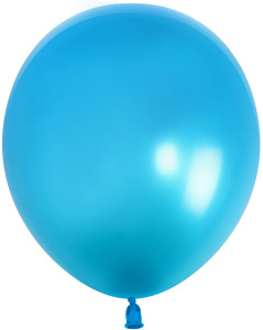 Воздушные шары 100 шт 10"(25 см) Синий (S67), пастель, 100 шт.