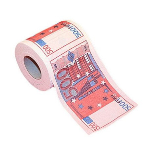 Туалетная бумага 500 евро 