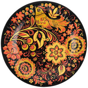 Тарелки (7''/18 см) Хохлома, 6 шт., 77602