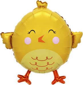 Шар (22''/56 см) Фигура, Цыпленок, 1 шт. в уп., 26690