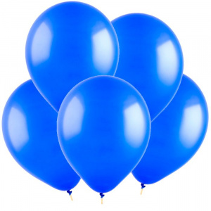 Воздушные шары 100 шт 12"(30 см) пастель синий ТМ Веселуха