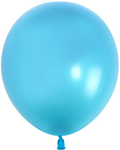 Воздушные шары 100 шт 10"(25см) Голубой (S4), пастель, 100 шт.
