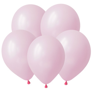 Воздушные шары 100 шт 12"(30 см) Розовый Макаронс ТМ DECOBAL