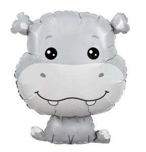 Шар (30''/76 см) Фигура, Бегемотик, 1 шт. в уп., 940530