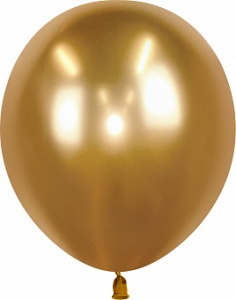 Воздушные шары 50 шт 5"(13см) Золото (K1/800), хром