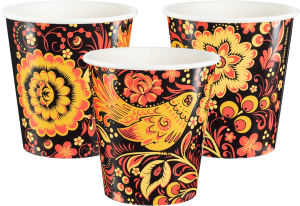 Стаканы (250 мл) Хохлома, 6 шт.