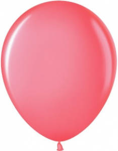 Воздушные шары 100 шт 10"(25см) розовый коралл (436) пастель Малайзия