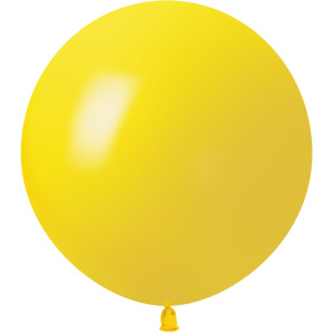 Шар (24''/61 см), Желтый, пастель, 3 шт., 512-24S55
