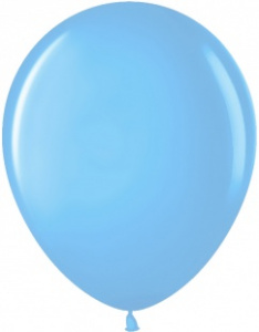 Воздушные шары 100 шт 5"(13 см) голубой Малайзия