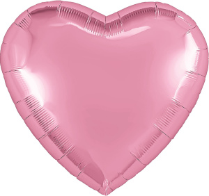 ШФ сердце 36"(90 см) Фламинго в упаковке, 1 шт