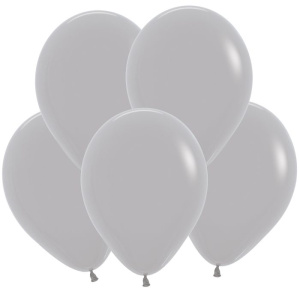 Воздушные шары 100 шт 5"(13 см) серый ТМ Sempertex