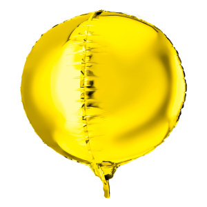 Шар 3D (33''/84 см) Сфера, Золото, 1 шт. в уп., 758557