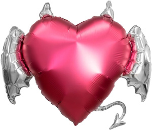 Шар (35''/89 см) Сердце, Тихий омут, 1 шт. в уп., 941049