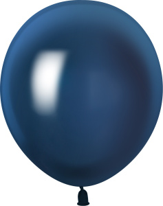 Шар (12''/30 см) Темно-синий, металлик, 100 шт.
