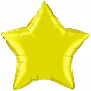 Шар фольгированный звезда 32"(81 см) цвет золото 1 шт