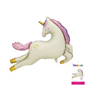 Шар (29''/74 см) Фигура, Нежный единорог, Сатин, 1 шт. в уп., 192221