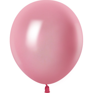 Шар (12''/30 см) Ярко-розовый, металлик, 100 шт., 512-12M58