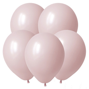 Воздушные шары 100 шт 12"(30 см) Розовый румянец Турция