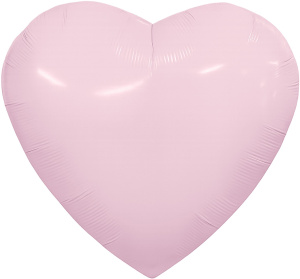 Шар (36''/91 см) Сердце, Зефирный, 1 шт. в уп., 942671