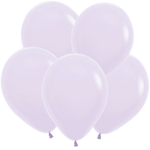 Воздушные шары 100 шт 12"(30 см) Фиолетовый макаронс ТМ DECOBAL