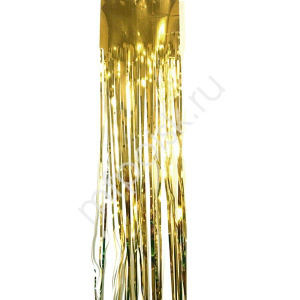 Дождик серебристо-золотой 1,5 м