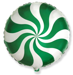 ШФ круг 18"(46 см) Карамелька цвет зеленая 1 шт.