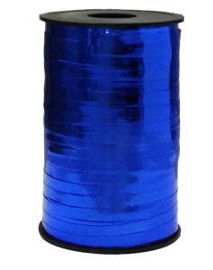 Лента (0,5 см*250 м) Синий, Металлик, 1 шт.
