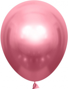 Воздушные шары 50 шт 5"(13 см) Хром розовый ТМ Шаринг