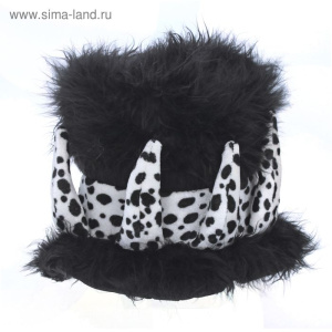 Карнавал шляпа мех пятнистые рожки 3*30*30