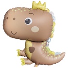 1207-6243 К ФИГУРА Динозаврик в короне бежевый