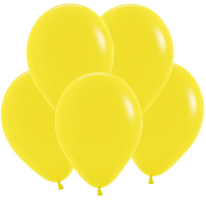 Воздушные шары 100 шт 5"(13 см) желтый ТМ Sempertex