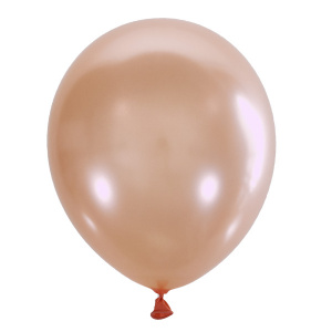 Воздушные шары 100 шт 5"(13 см) Металлик ROSE GOLD Мексика 
