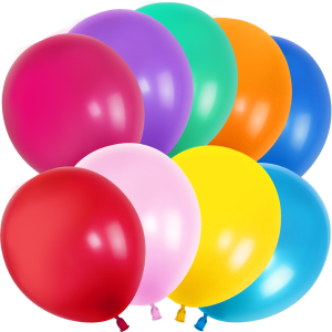 Воздушные шары 100 шт 10"(25 см)Ассорти, пастель