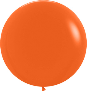 Шар латексный 24"(61см) пастель оранжевый 3 шт