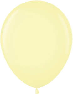 Воздушные шары 100 шт 12"(30 см) Светло-желтый макарунс (910) Малайзия
