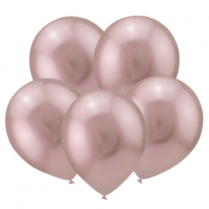 Воздушные шары 5"(13 см) розовое золото, хорм 50 шт ТМ Веселый Праздник