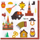 1502-6696 Салфетка Русский Стиль 33см 12шт/G