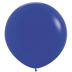 Шар латексный 24"(60см) пастель синий  1 шт